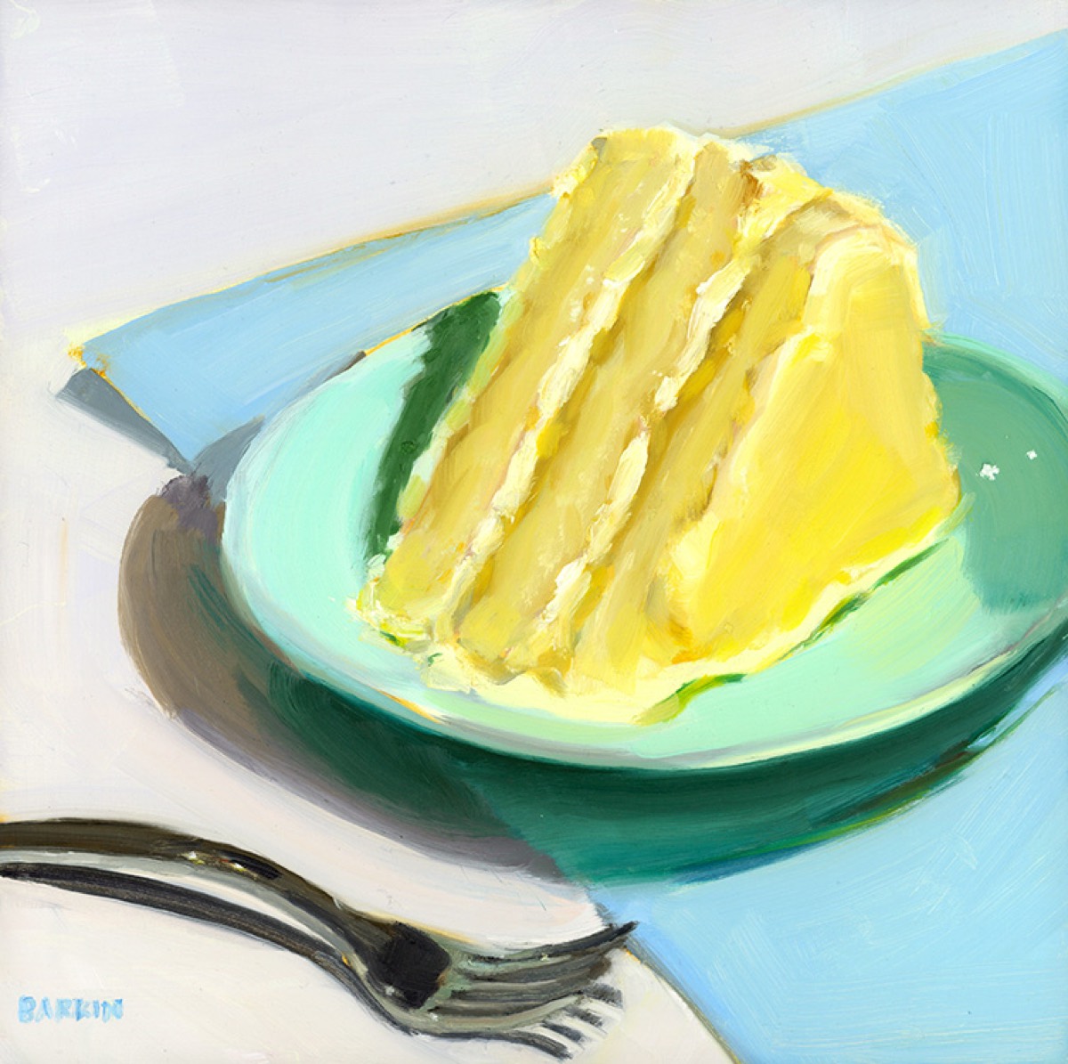 Painter Beatrice Barkin’s high-resolution digital image ‘Icing on Cake,’ scanned by Chica Prints