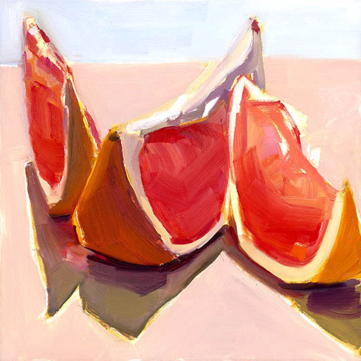 Beatrice Barkin’s painting ‘Threesome on the Beach’