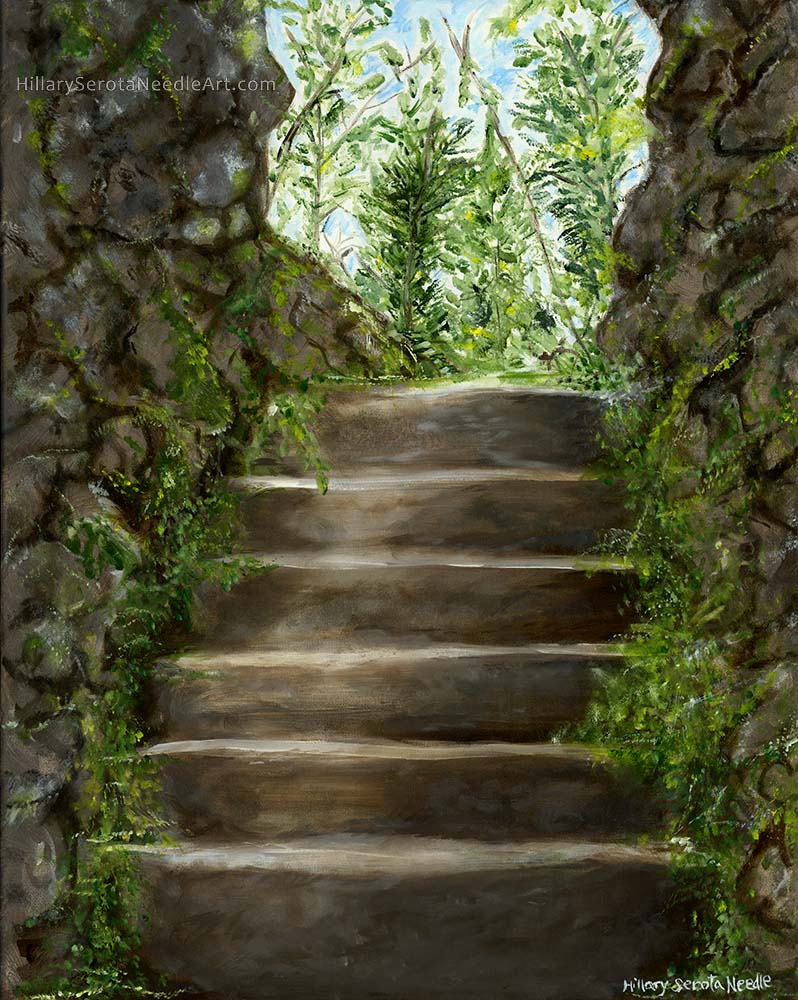 Powerscourt Secret Steps by Hillary Serota Needle